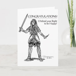 Feiern des Glückes Karte