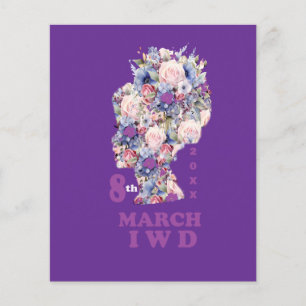 Feiern des Internationalen Frauentags 2025 Stärkun Flyer