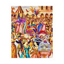 Feiern des Karnevals