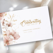 "Feiern des Lebens" Elegante Beerdigung durch die 