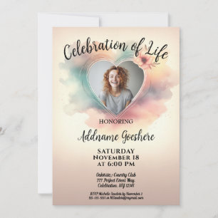 Feiern des Lebens - ruhige See Einladung