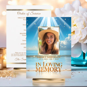 Feiern des Life-Programms Vielen Dank Foto Beach Dankeskarte