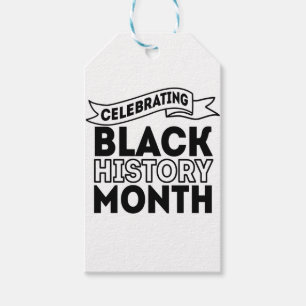 Feiern des Monats der Black History Geschenkanhänger