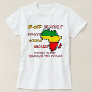 Feiern des Monats der schwarzen Geschichte , afrik T-Shirt
