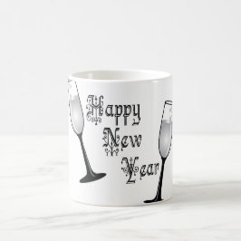 Feiern des neuen Jahres 2018 Tasse