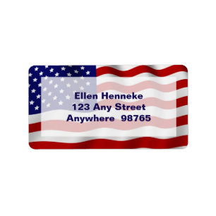 Feiern des VE Day Adressaufkleber