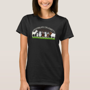 Feiern Diversity Hausziegen für Ziegen T-Shirt