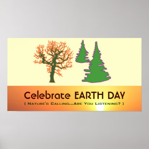 Feiern EARTH DAY-Klassenzimmer-Poster Poster