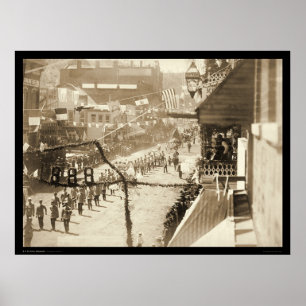 Feiern einer Ausdehnung des Eisenbahn-Ballast Sd Poster