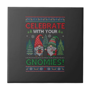 Feiern Gnomies Weihnachten Gnome Bäume Rentiere Fliese