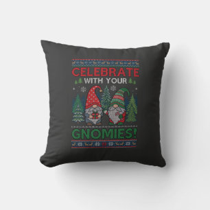 Feiern Gnomies Weihnachten Gnome Bäume Rentiere Kissen