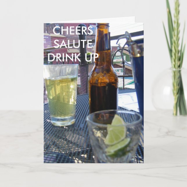 FEIERN "IHR WEG" AM GEBURTSTAG!!! KARTE (Vorderseite)