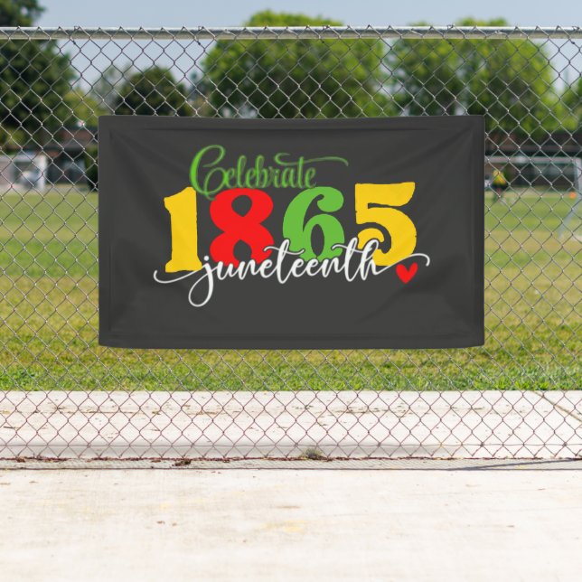 Feiern im 19. Juni: Freiheit seit 1865 Banner (Insitu)