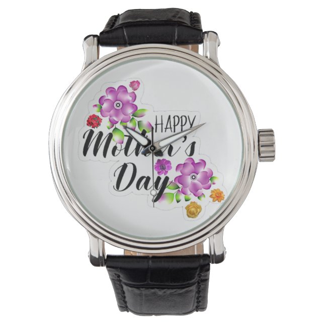 Feiern Mama und Freude: Happy Mother Day Collectio Armbanduhr (Vorderseite)