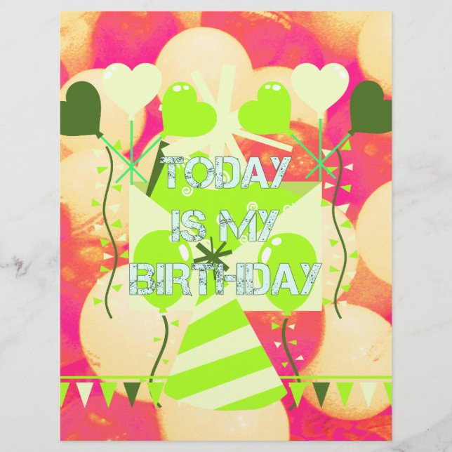 Feiern meines glücklichen Geburtstagssegens (Vorderseite)