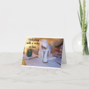 **FEIERN MIT COOKIE** AUF IHREM **BIRTHTAG** KARTE