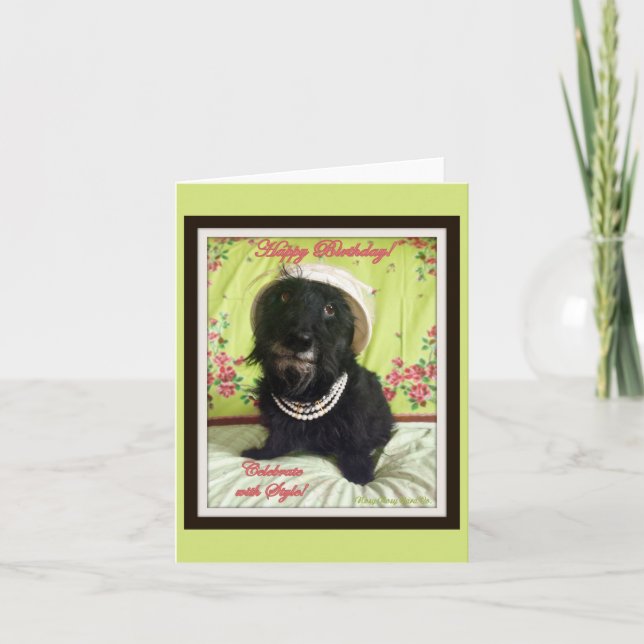 Feiern mit Stil Karte (Vorderseite)