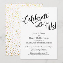 Feiern mit US Wedding Reception Gold Confetti