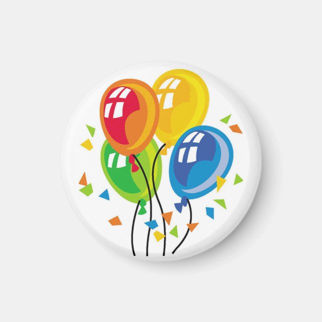 Feiern oder Happy Birthday Magnet - SIE ENTSCHEIDE (Vorne)