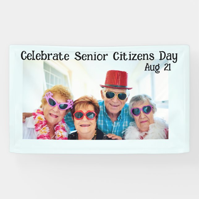 Feiern Senior Citizens Day Banner (Horizontal)