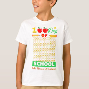 Feiern Sie 100 Schultage mit einer Fun zählt T-Shirt