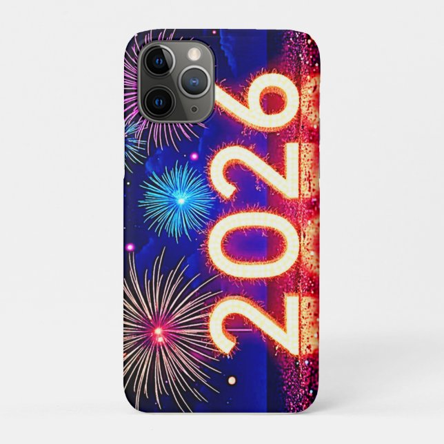 Feiern Sie 2026: Helle Zukunft Funken Design  Case-Mate iPhone Hülle (Rückseite)