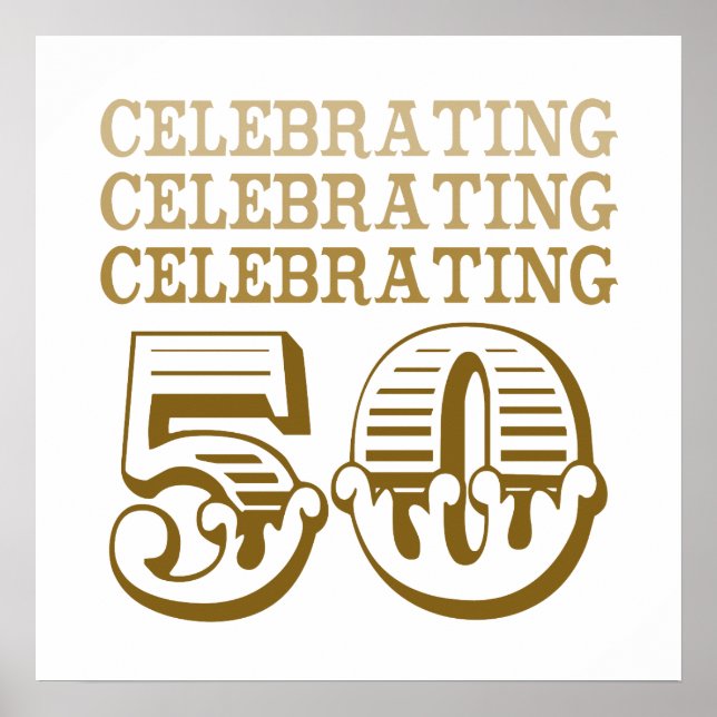 Feiern Sie 50! (Geburtstagspartei) Poster (Vorne)