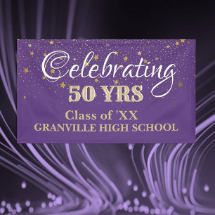 Feiern Sie 50 Jahre! Wiedersehen-Banner der CUSTOM Banner