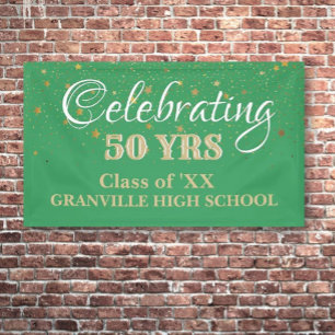 Feiern Sie 50 Jahre! Wiedersehen-Banner der CUSTOM Banner
