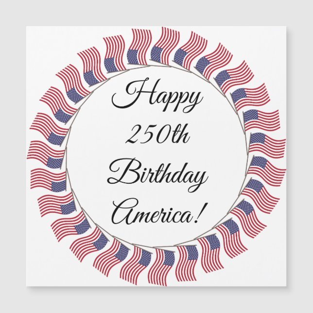 Feiern Sie Amerika 250 #45 Magnetkarte (Vorderseite)