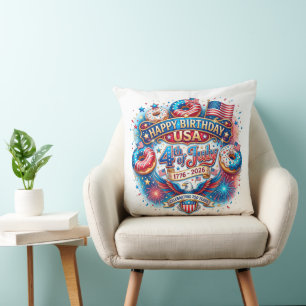 Feiern Sie Amerikas 250. Geburtstag mit Donut Kissen