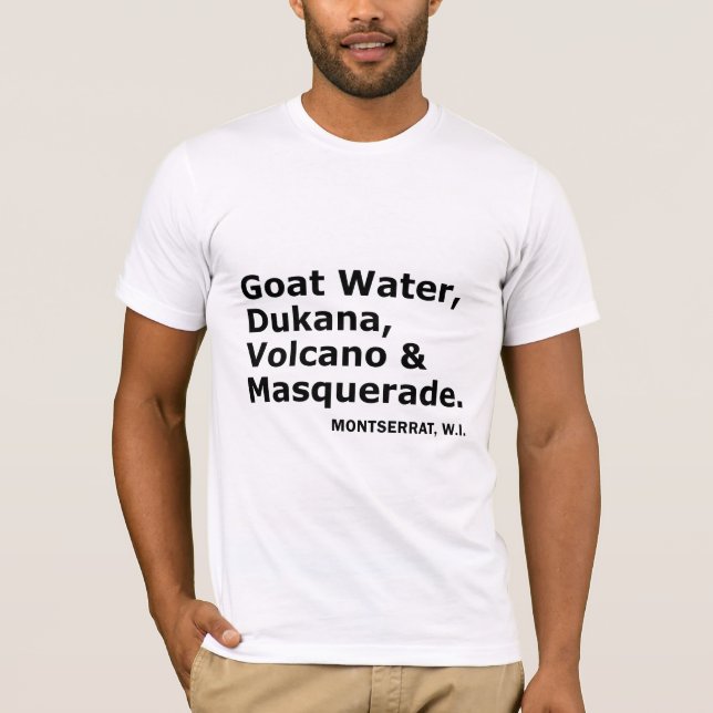 Feiern Sie das Beste von Montserrat T-Shirt (Vorderseite)