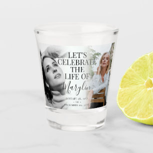 Feiern Sie das Foto "Lebenserinnerung vor und nach Schnapsglas