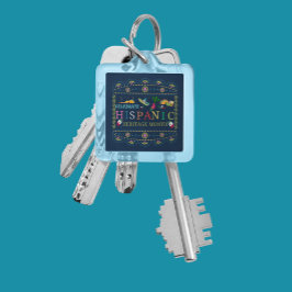 Feiern Sie das hispanische Kulturerbe Schlüsselanhänger