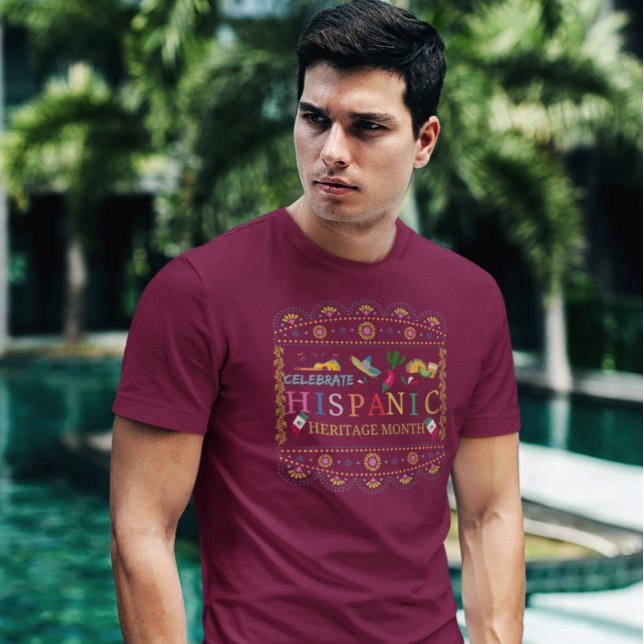 Feiern Sie das hispanische Kulturerbe T-Shirt (Von Creator hochgeladen)