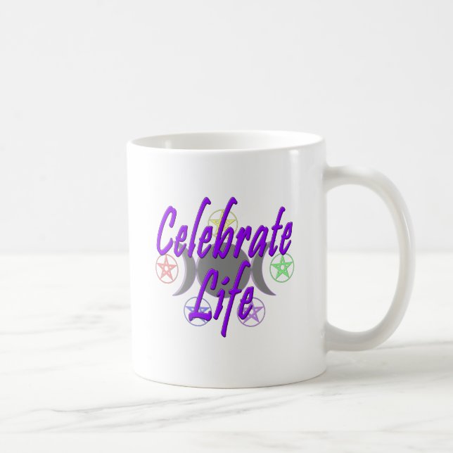 Feiern Sie das Leben Kaffeetasse (Rechts)