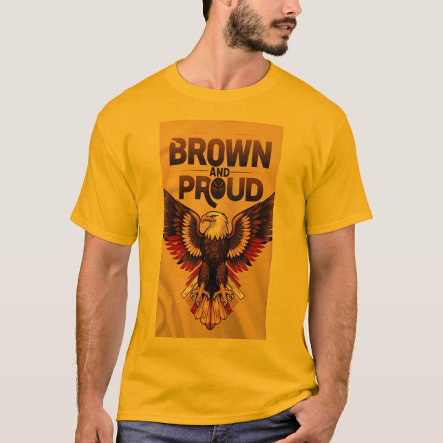 Feiern Sie das mexikanische Erbe mit unserem "Brow T-Shirt (Vorderseite)