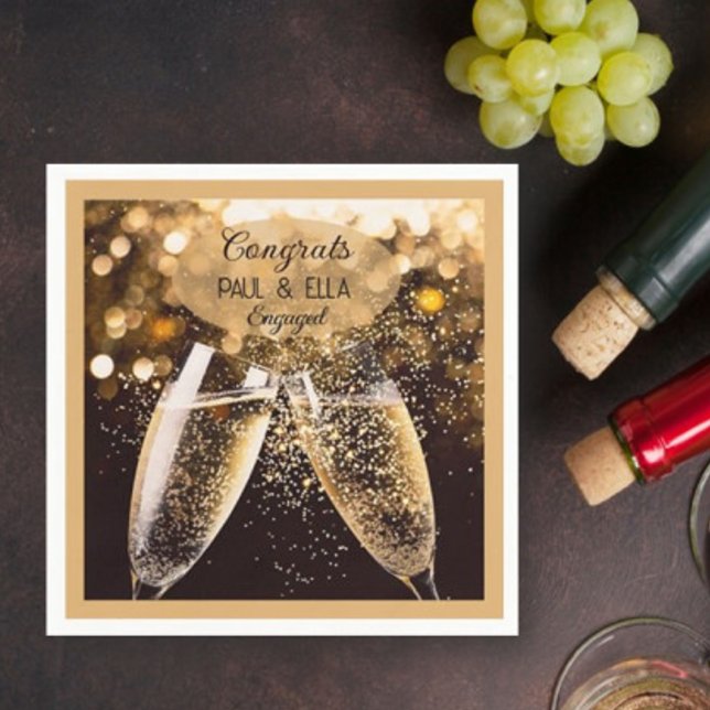 Feiern Sie das Verlobte Paar! Party Servietten! Serviette (Von Creator hochgeladen)