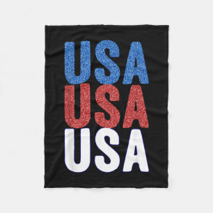 Feiern Sie den 4. Juli, Amerikas Unabhängigkeit, U Fleecedecke