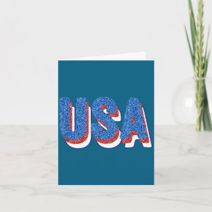 Feiern Sie den 4. Juli, Amerikas Unabhängigkeit, U Karte