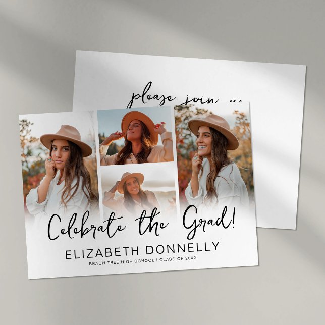 Feiern Sie den Abschluss des Fotos Grad Einladung (Von Creator hochgeladen)