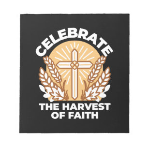 Feiern Sie den Glauben an Ernte - Inspiration Notizblock