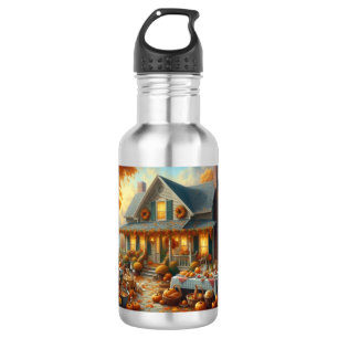 Feiern Sie den Herbstschwung mit gemütlichem Charm Edelstahlflasche
