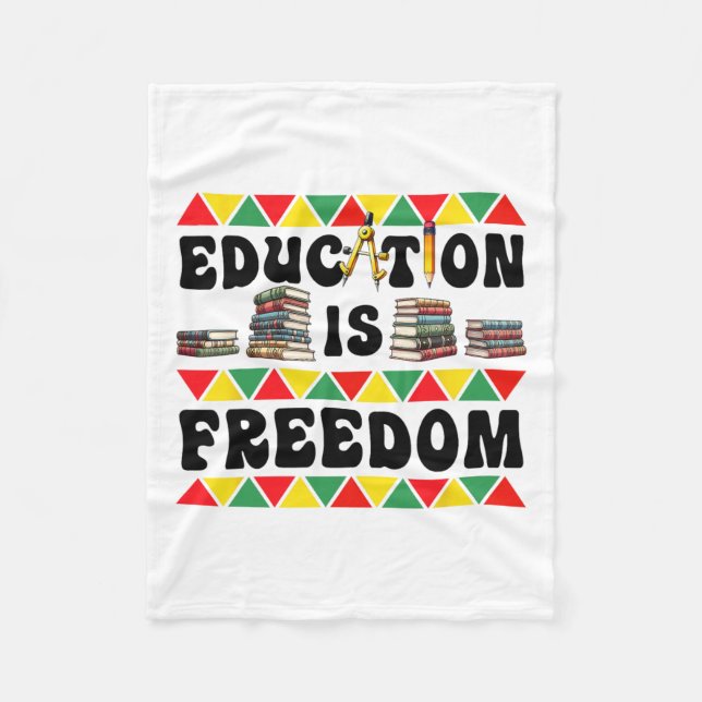 Feiern Sie den Monat der Schwarzen Geschichte mit  Fleecedecke (Vorderseite)