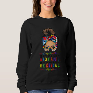 Feiern Sie den Nationalen Monat des hispanischen E Sweatshirt