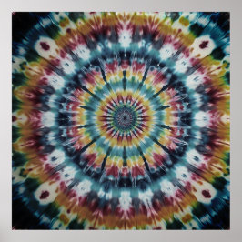 Feiern Sie den Nationalen Tye-Dye-Tag mit auffälli Poster