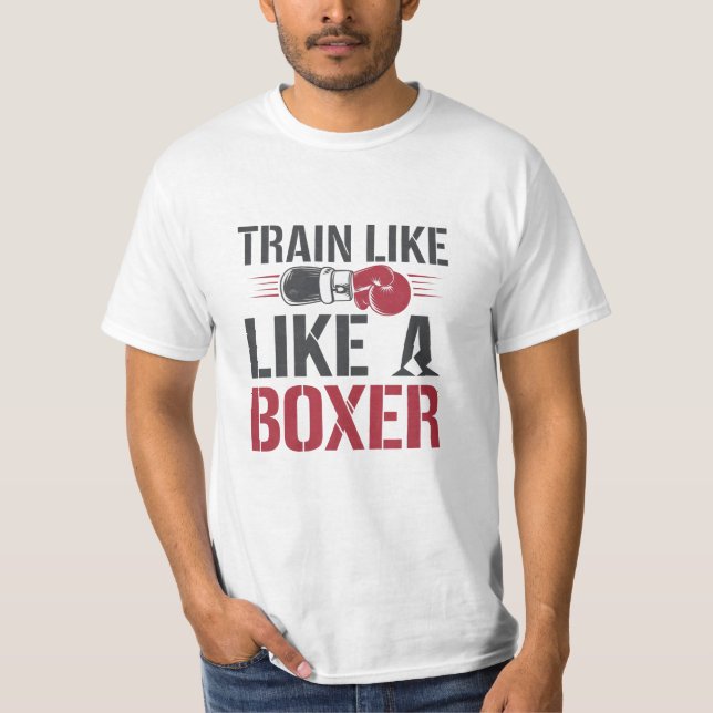Feiern Sie den Sport mit Boxkunstwerk T-Shirt (Vorderseite)