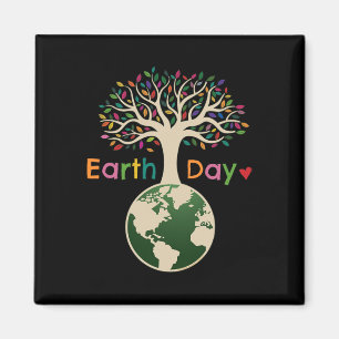 Feiern Sie den Tag des erdfarbenen Baumes - Da Magnet