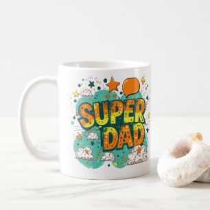 Feiern Sie den Vatertag mit unserem Super-Dad Kaffeetasse