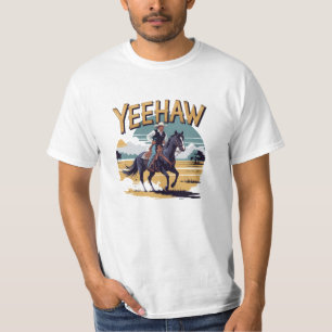 Feiern Sie den Wilden Westen mit Cowboy Art T-Shirt